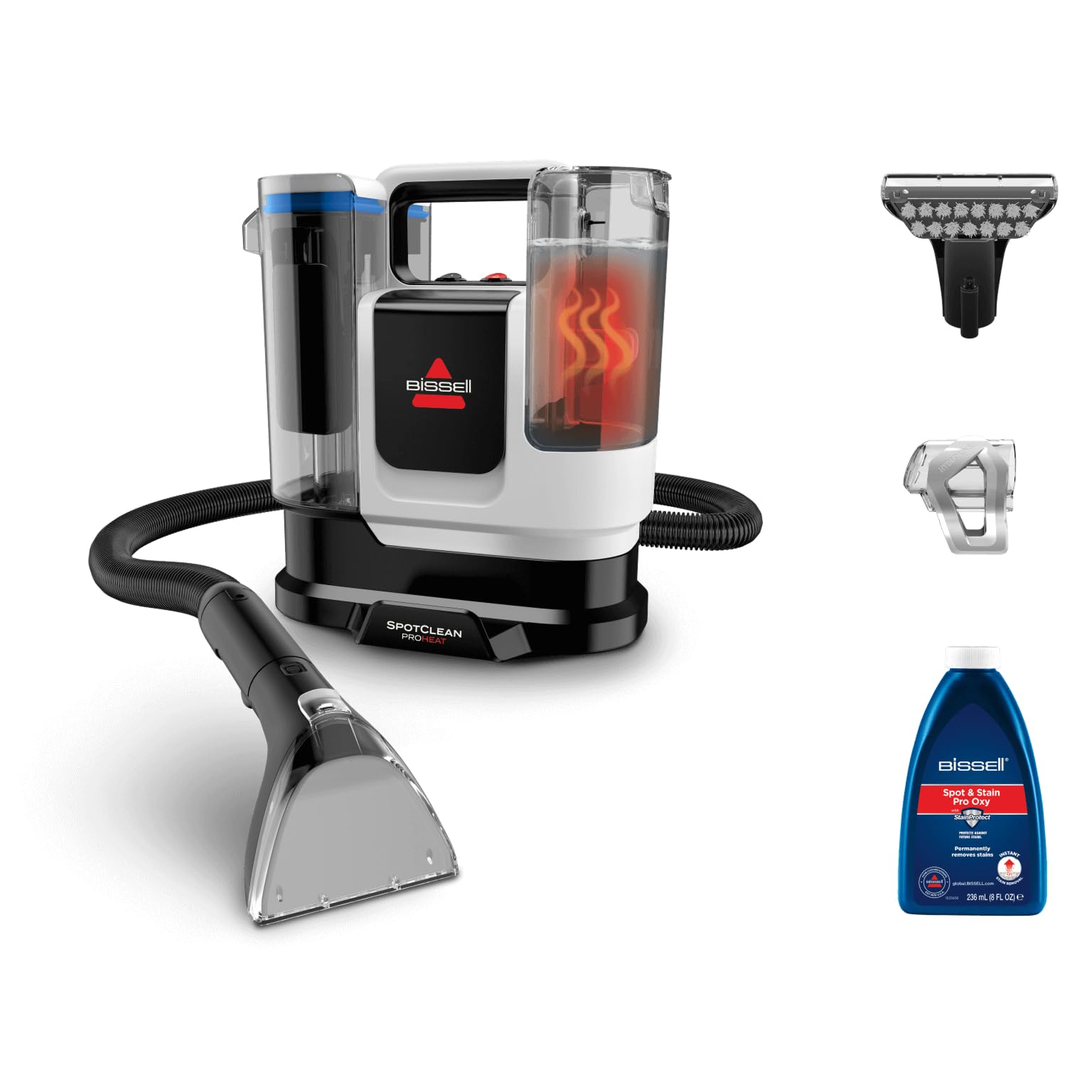 bissell-spotclean-proheat-advanced-3924n-shampouineuse-canap-1125w-animaux image 1