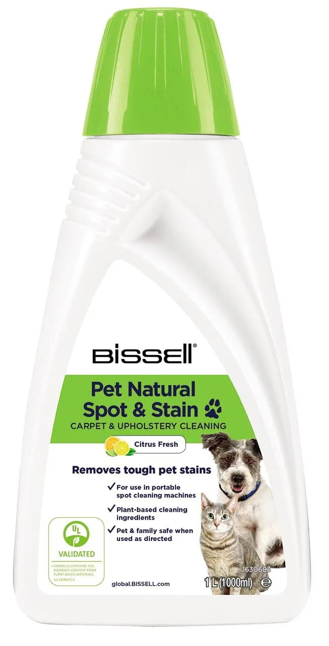 bissell-pet-natural-spot-stain-solution-1l-agrumes-portable image 1