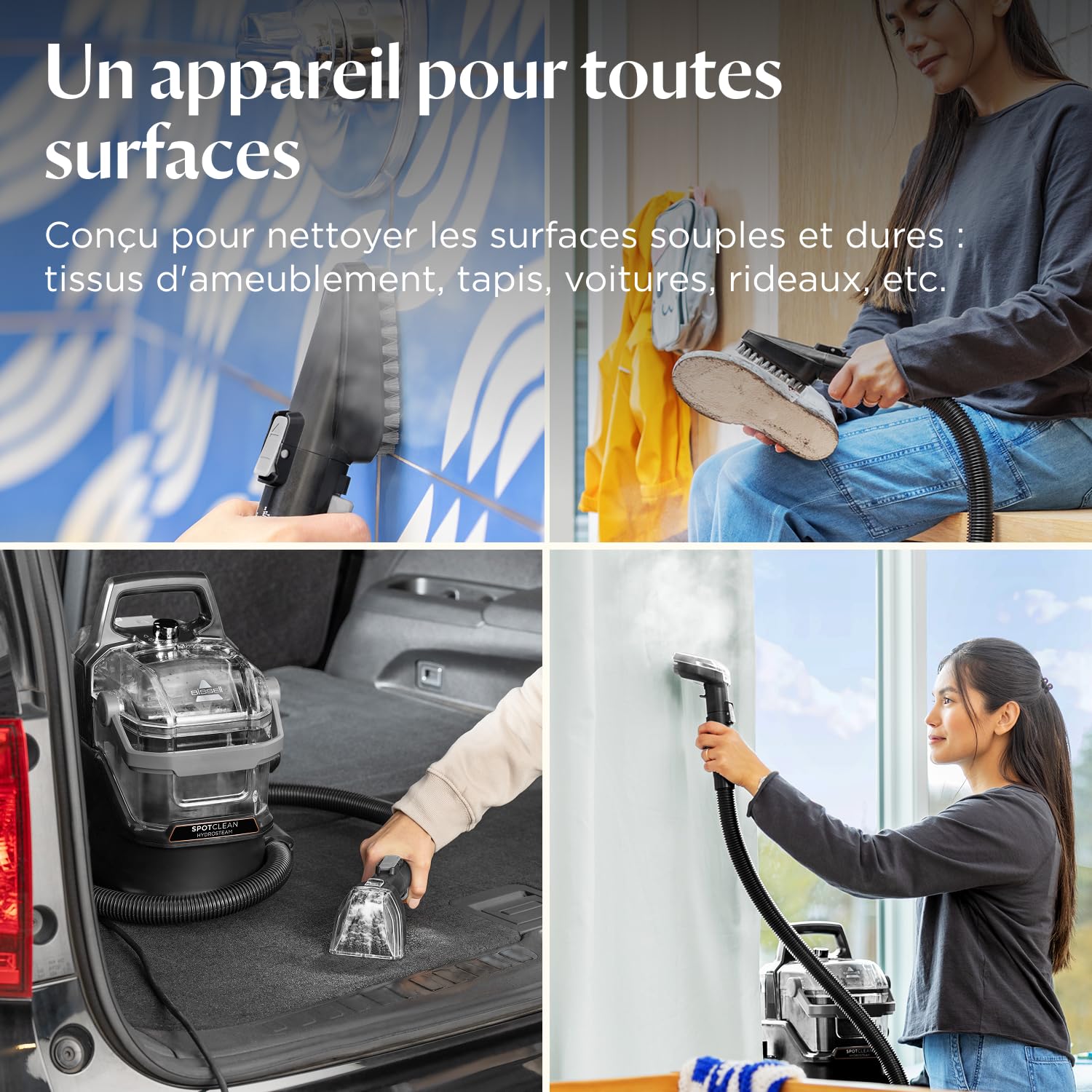 bissell-spotclean-hydrosteam-3689n-shampouineuse-canap-vapeur image 5