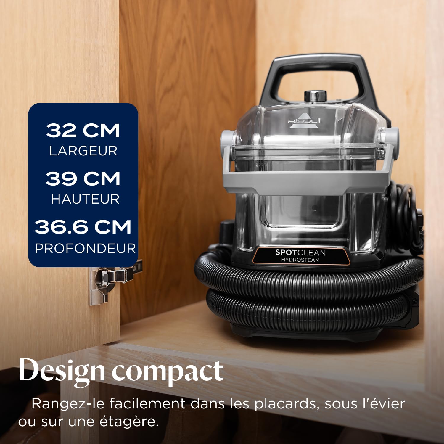 bissell-spotclean-hydrosteam-3689n-shampouineuse-canap-vapeur image 6