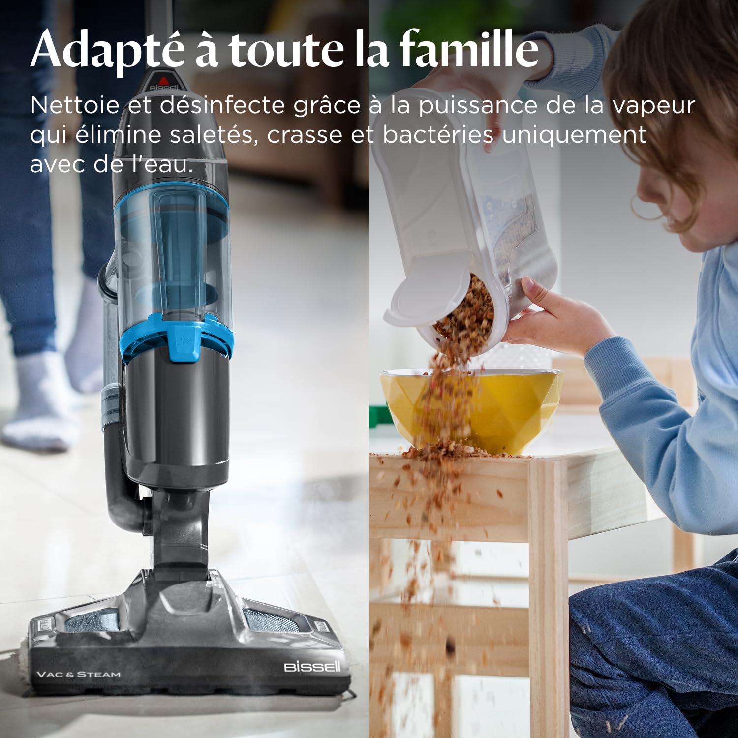 bissell-vac-steam-4266n-nettoyeur-vapeur-2-en-1 image 4