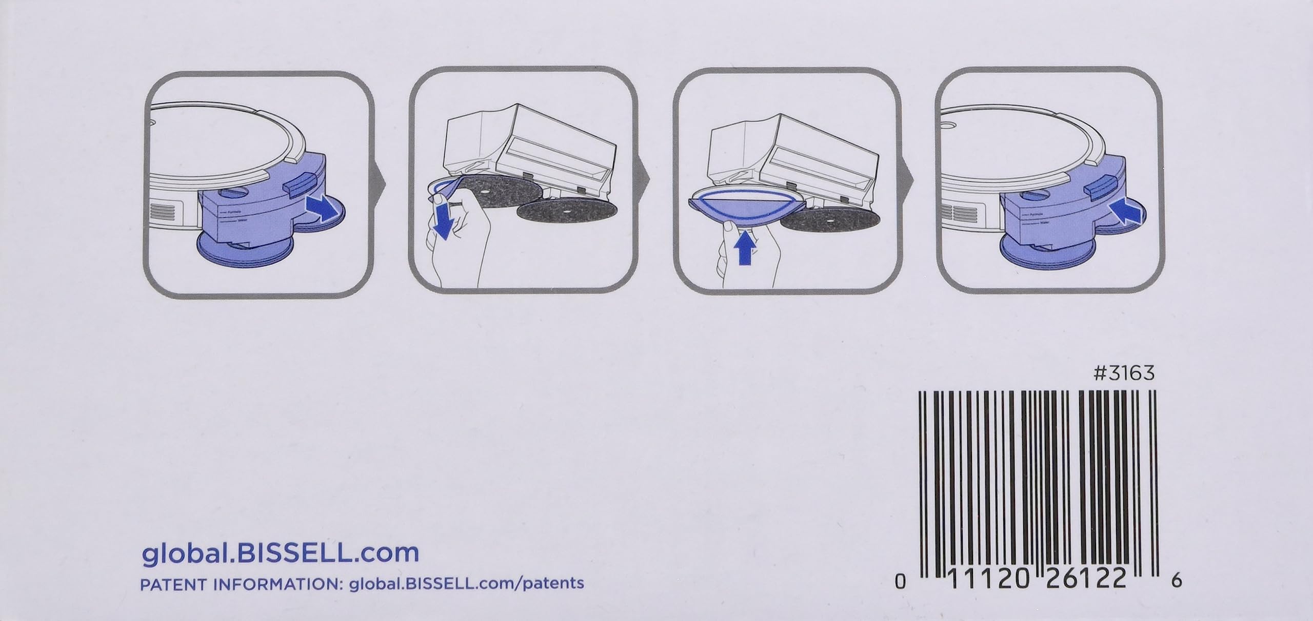 bissell-spinwave-3163-serpilli-re-robot-lot-tampons-microfibre image 6