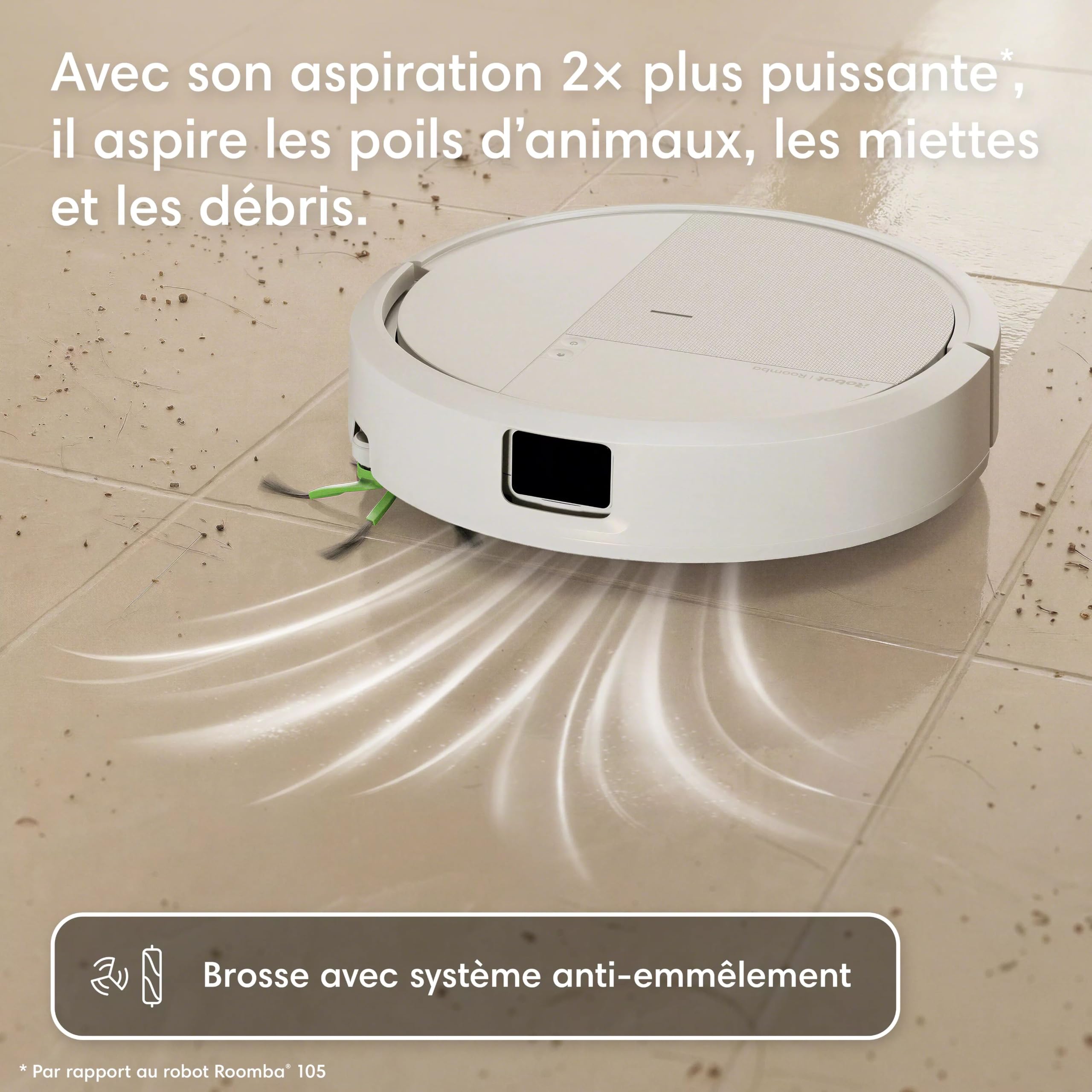 irobot-roomba-115-combo-robot-aspirateur-laveur-blanc-15kpa image 4
