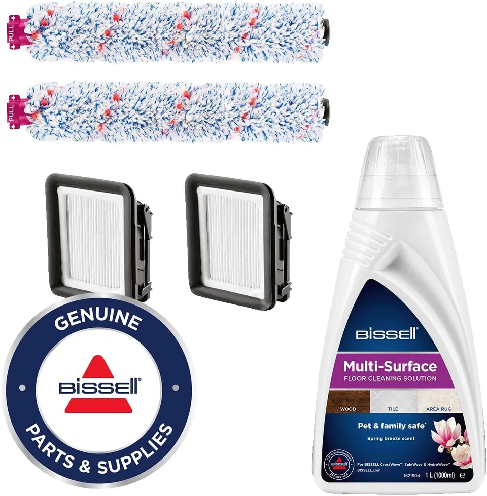 bissell-crosswave-kit-2-brosses-filtres-solution-1l image 1