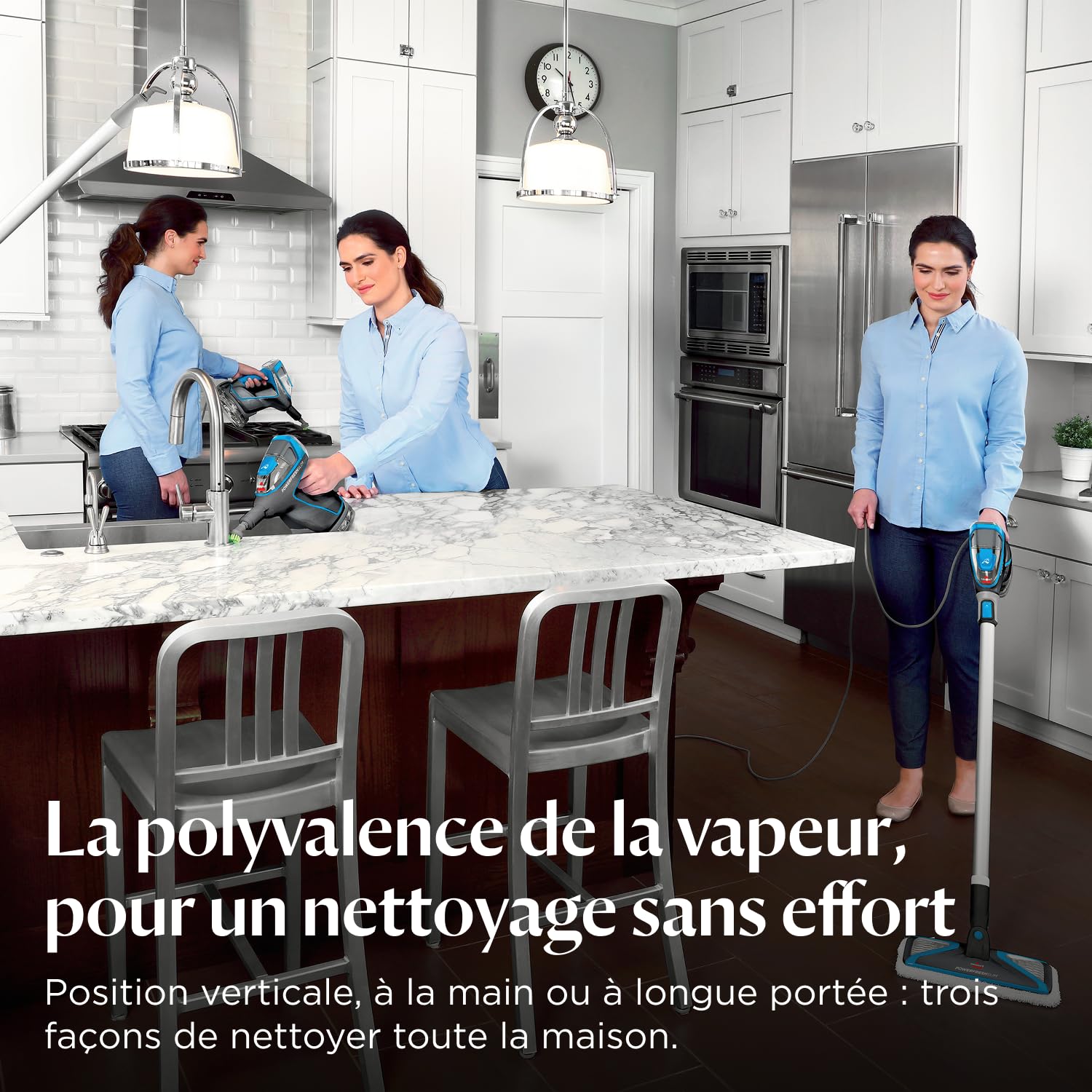 bissell-powerfresh-slim-steam-4268n-nettoyeur-vapeur-3-en-1-1600w image 2