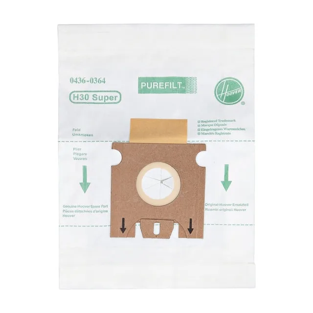 hoover-maxlife-h30s-purefil-sacs-papier-filtrants-aspirateur image 1