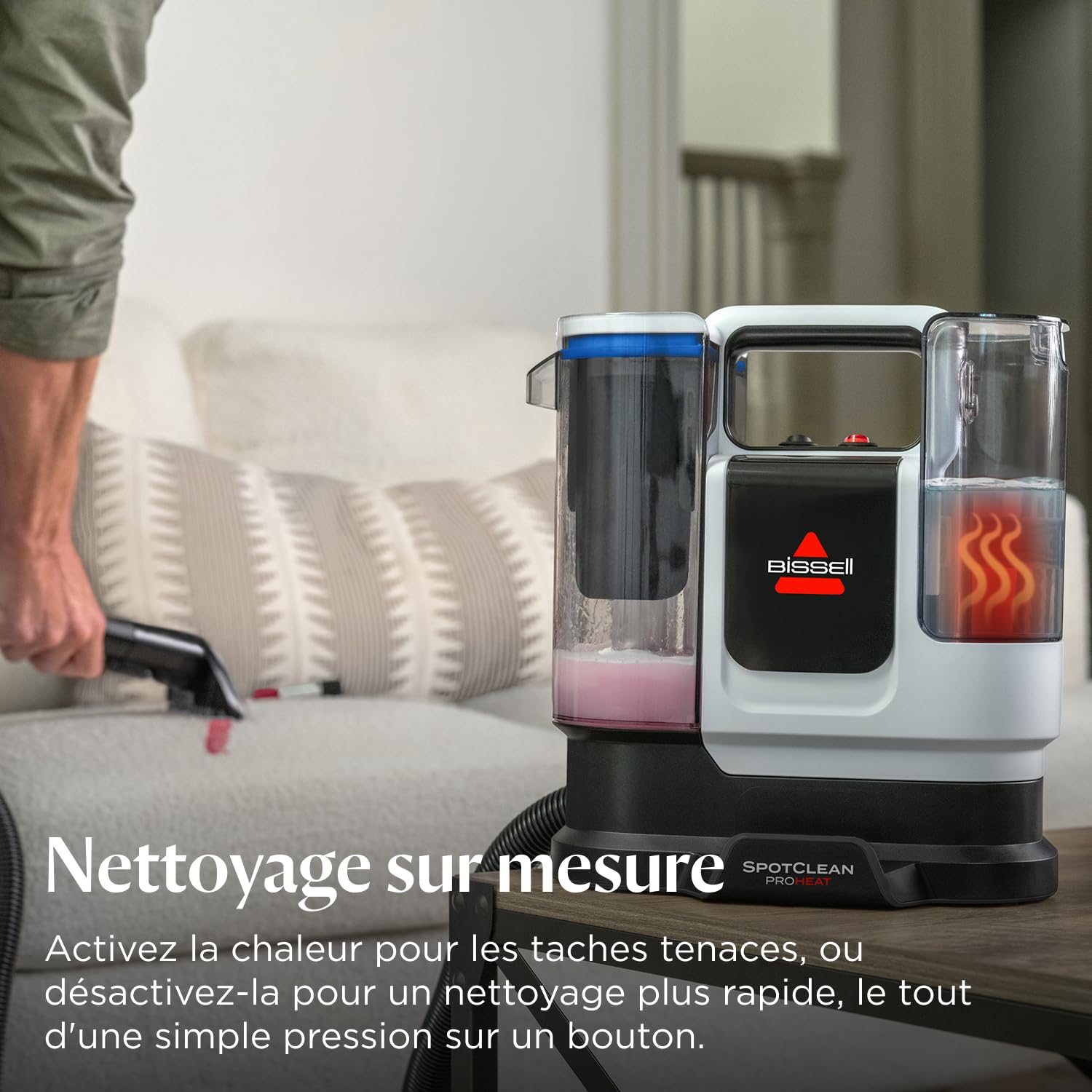bissell-spotclean-proheat-advanced-3924n-shampouineuse-canap-1125w-animaux image 7