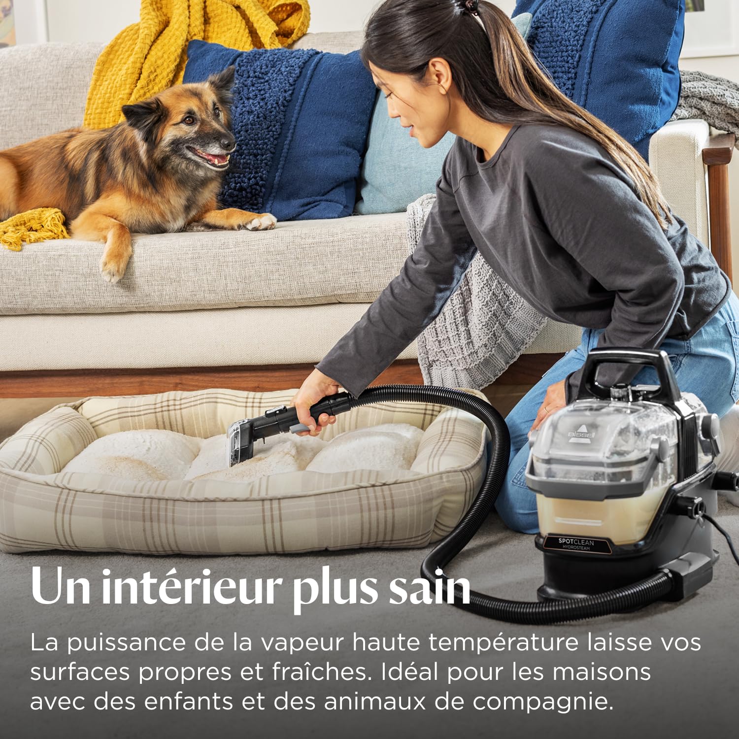 bissell-spotclean-hydrosteam-3689n-shampouineuse-canap-vapeur image 4