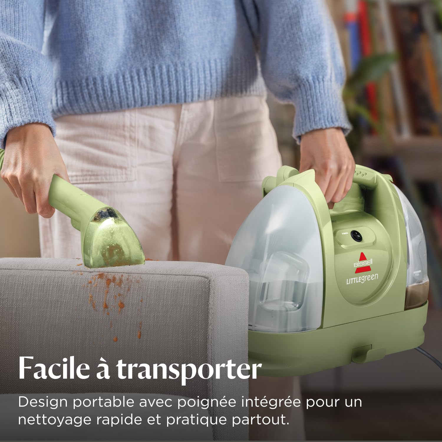 bissell-little-green-4098n-shampouineuse-canap-340w-taches image 6