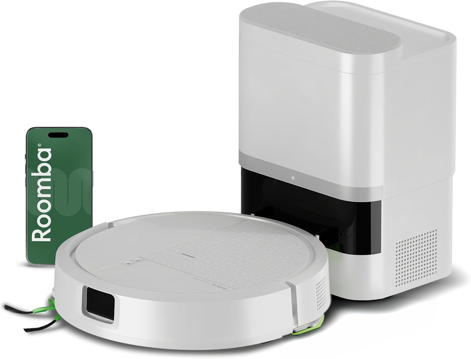 irobot-roomba-115-combo-robot-aspirateur-laveur-blanc-15kpa image 1