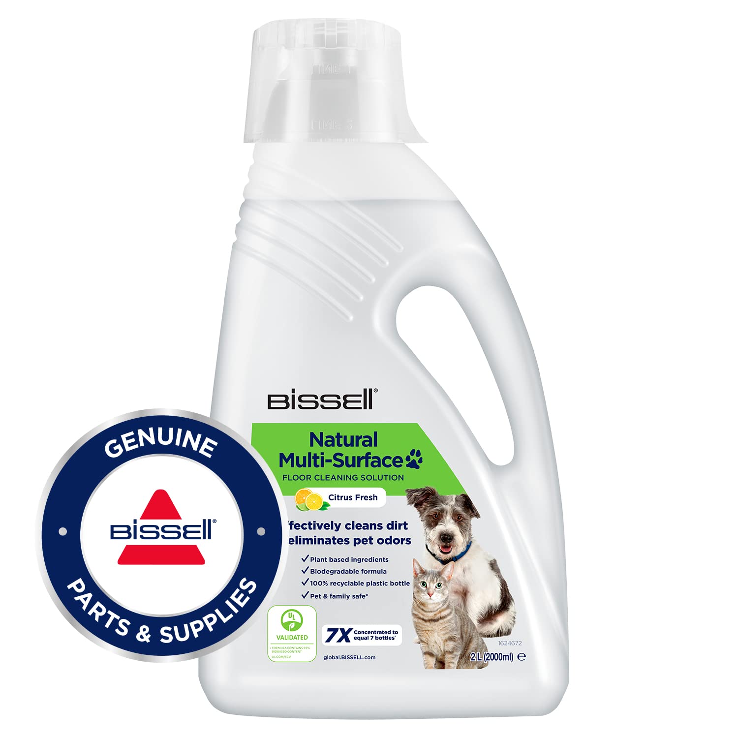 bissell-crosswave-nettoyant-sols-naturel-2l-animaux-b31221 image 1